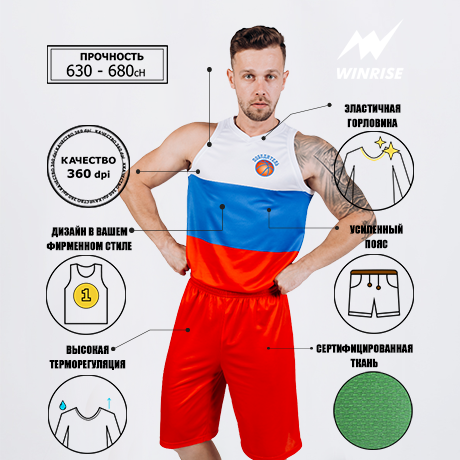 Баскетбольная форма «Победитель» - Заказать пошив формы?>